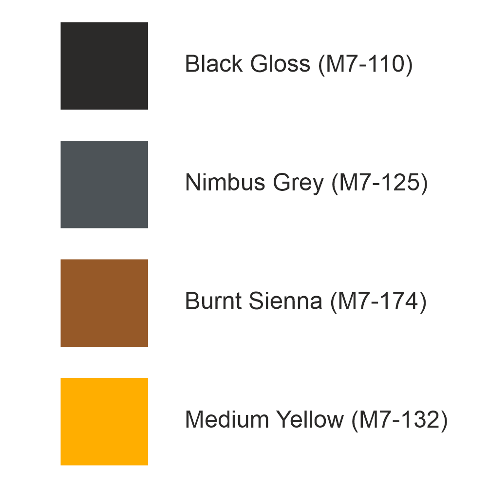 Fish and Chips kitchen wall decal colour options – premium vinyl wall sticker colours