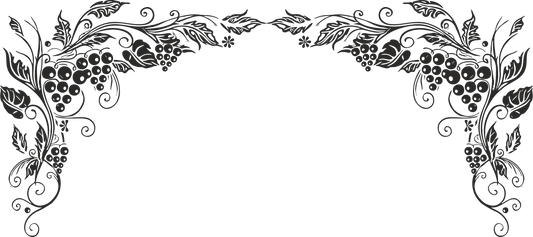 Black Grapevine Arch Wall Decal – botanical entrance wall art