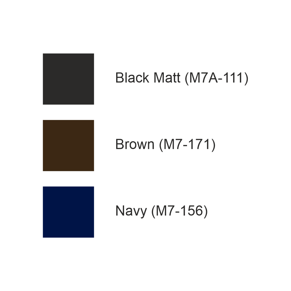 Available vinyl colours for boxing fight wall decal – Metamark M7 series options