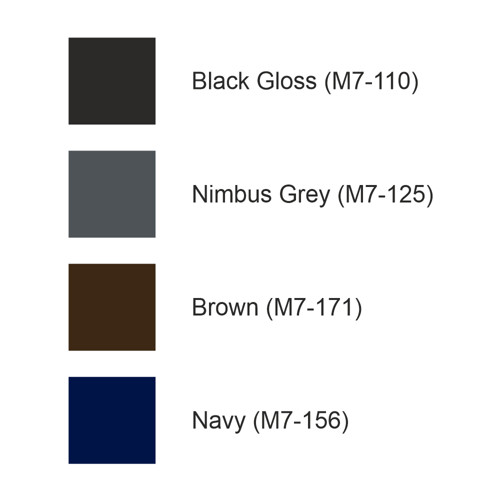 Available vinyl colors for owl wall decal