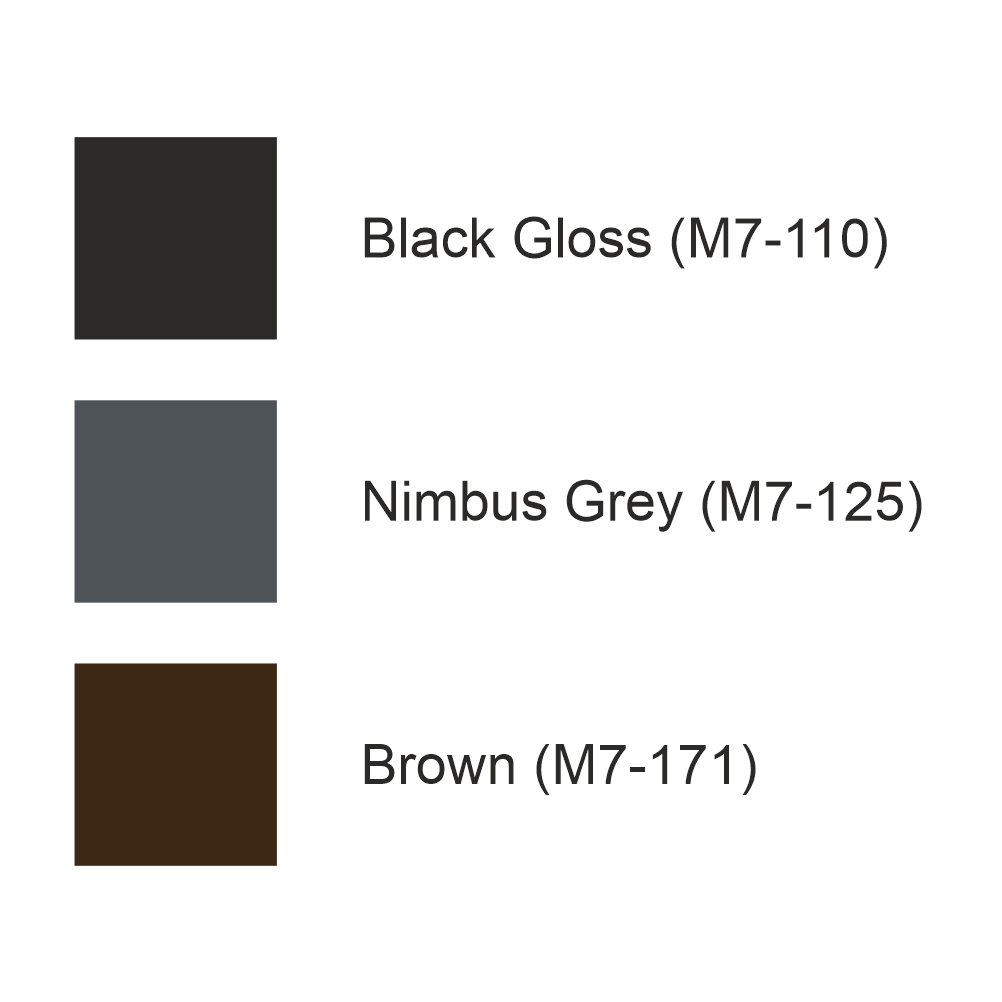 Available vinyl colors for sparrow wall decal